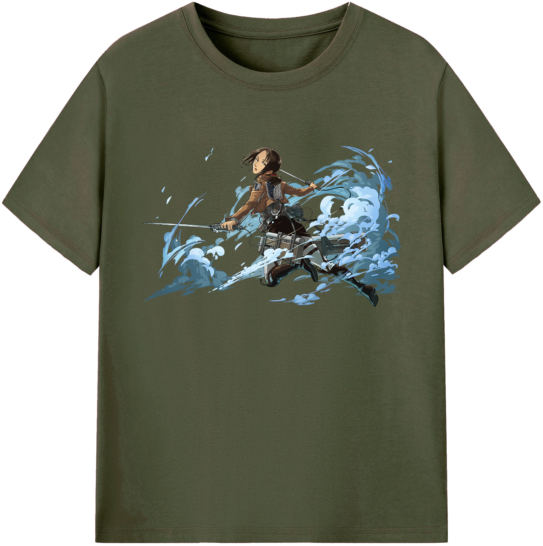 （画像用） 進撃の巨人 Attack on Titan 綿100％ メンズ半袖Tシャツ｜肌触りやわらか＆通気性